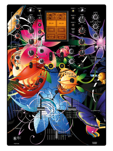 Pioneer DJ DJM 909 Skin Lotus Garden